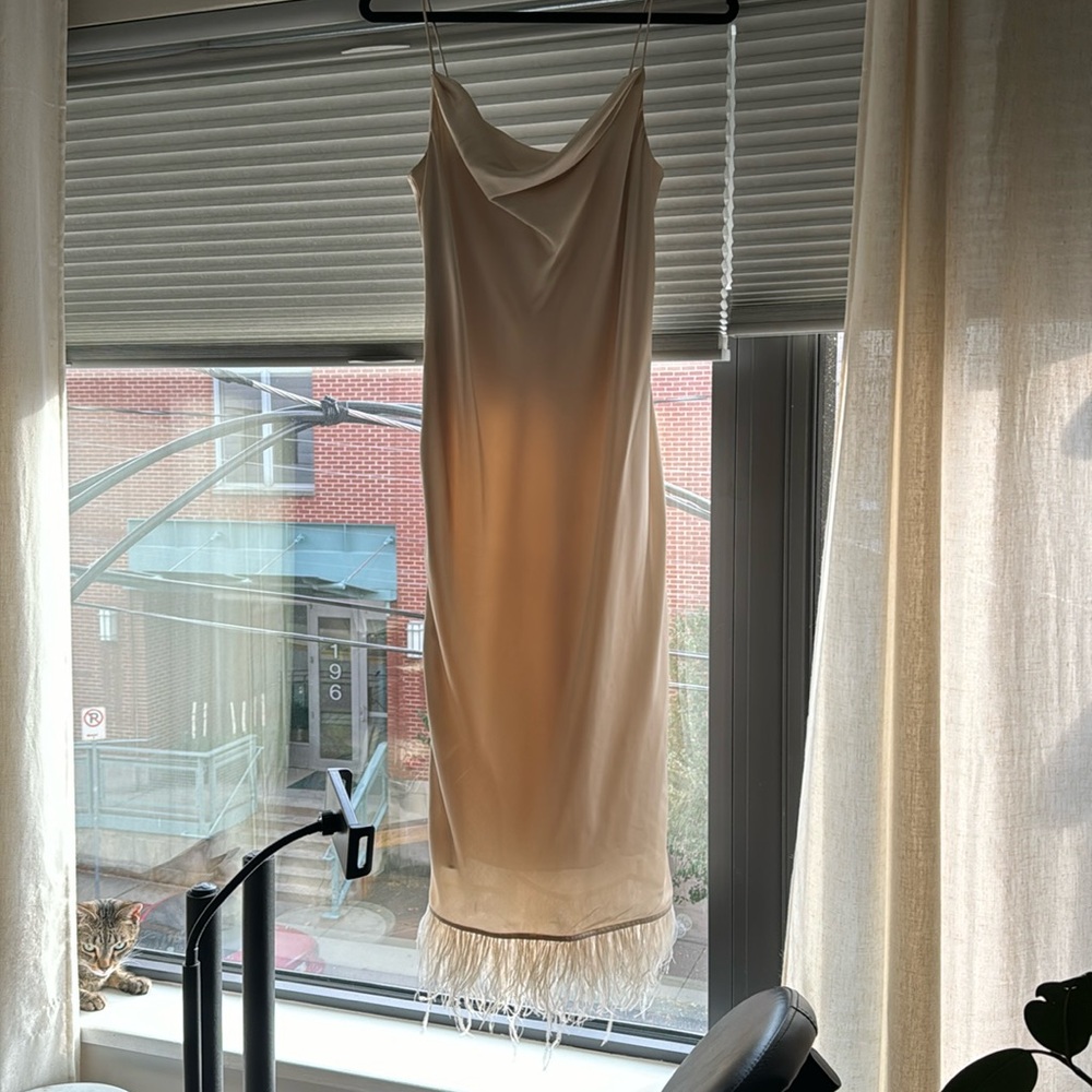 The Mindy Midi Dress in Ivory